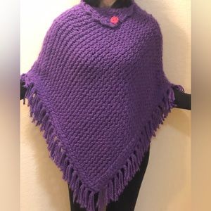 Poncho for girls (size L)